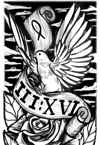 Digital Tattoo Design - ClipStudioPaint + Photoshop